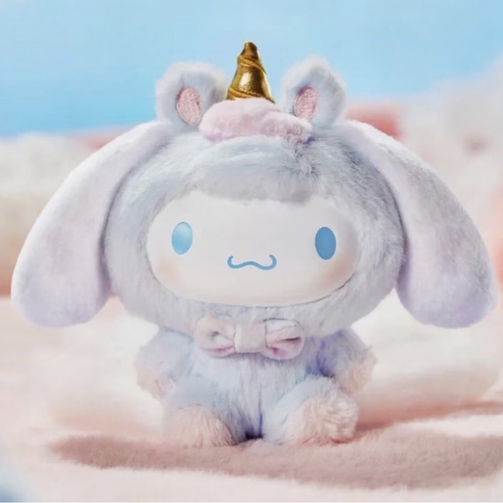 Miniso Sanrio Characters Dreamy Unicorn Vinyl Plush Pendant - Cinnamoroll